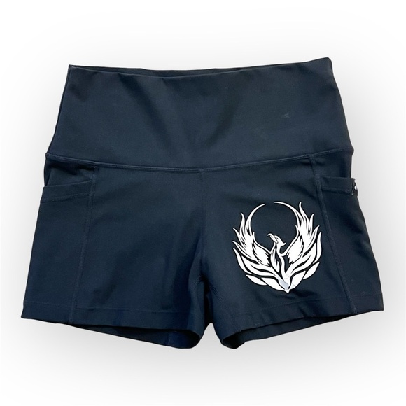 CVG Constantly Varied Gear stretchy shorts, skull tag, black, size XS - Picture 1 of 9